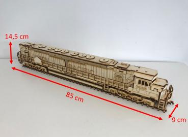 EM  Locomotive - 3D Model dimension